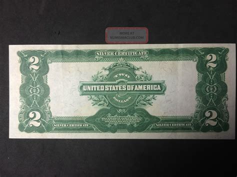 2$ 1899 Silver Certificate