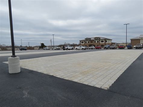 Fort Campbell Eliminates Standing Water in Parking Lot