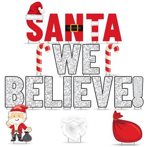 Santa We Believe! Christmas Decorations | VictoryStore – VictoryStore.com