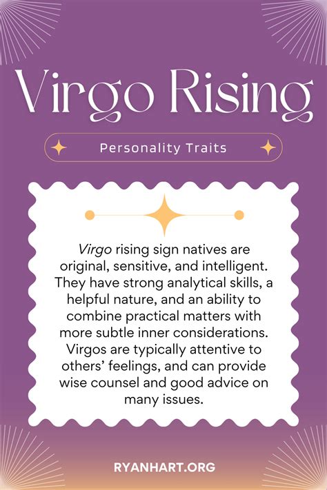 Virgo Rising Sign & Ascendant Personality Traits | Ryan Hart