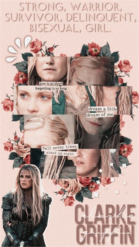 Lockscreen/Wallpaper Clarke Griffin | The 100 poster, Clarke the 100 ...