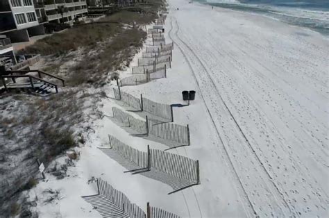 3 miles of sand dune fencing on Okaloosa Island is now complete