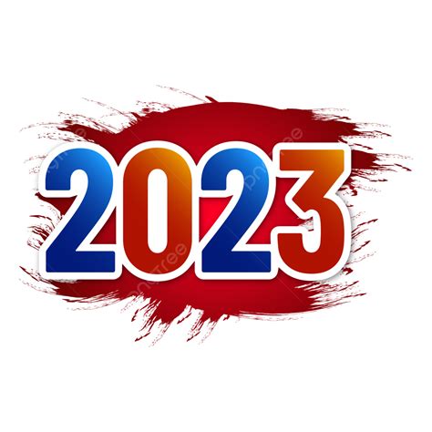 2023 Con Fondo Transparente De Splash Doloroso PNG , 2023, 2023 Texto ...