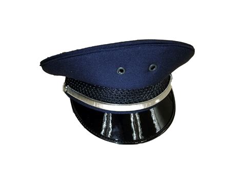 R10BW LAPD Navy Class A Dress Cap w/ Vent Braid - Cal Uniforms