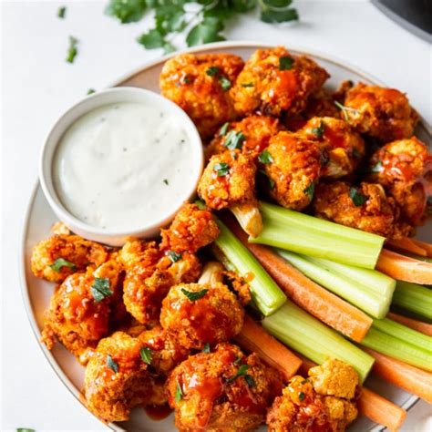 Air Fryer Buffalo Cauliflower