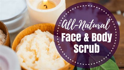 All-Natural Face and Body Scrub - Purely Unrefined