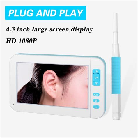 Wholesale Home Ear Pick Ear Wax Removal Tool Endoscope P20 Ear Cleaning Earwax Remover Set 3.9MM ...