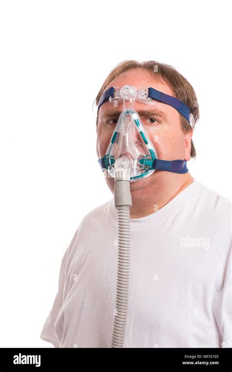 Sleep apnea oxygen mask hi-res stock photography and images - Alamy