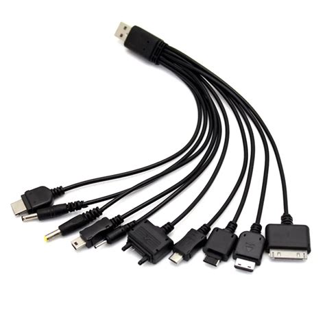 Universal USB 10 in 1 USB to Multi Cell Phone Charger Cable for Samsung ...