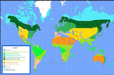 Tundra Biome: World Biomes Map