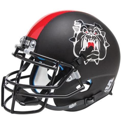 Fresno State Black Helmet Authentic by Schutt | Sports Memorabilia!