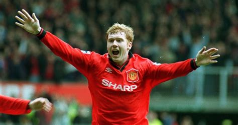 A tribute to young Paul Scholes (he scores goals) at Manchester United ...