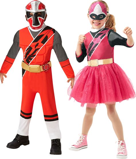 Deluxe Ninja Steel Power Rangers Kids Fancy Dress Superhero Childrens ...