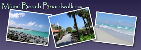 Miami Beach Boardwalk - South Beach and Miami Beach Information