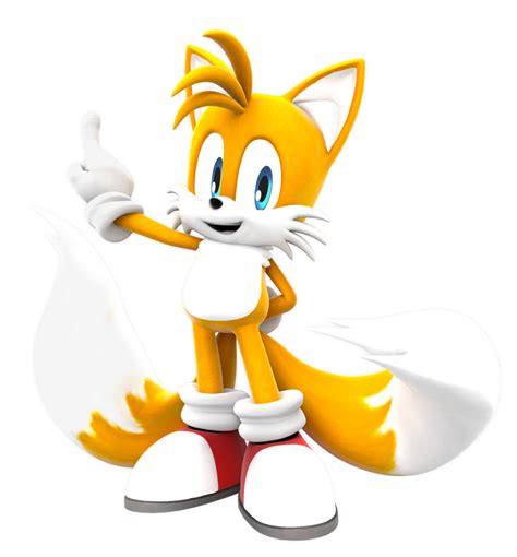 Tails (Sonic Rush Adventure Pose) Re-render by FinnAkira on DeviantArt