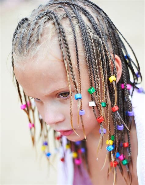 35 Elegant Little Girl Braids with Beads – HairstyleCamp