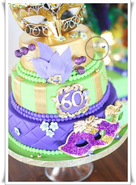 Mardi Gras, Masquerade Theme Cakes - CakeCentral.com