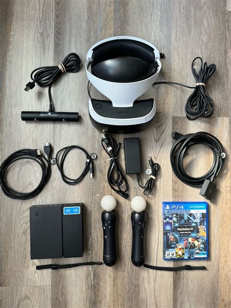 Sony Playstation 4 PS4 Virtual Reality VR CUH-ZVR1 w/ (2) Motion ...