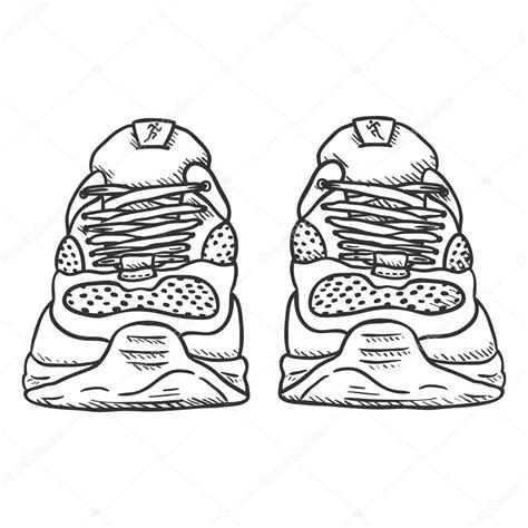 Running Shoes Drawing at GetDrawings | Free download