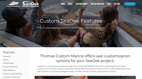 Custom SeaDek Fabrication Options | Thomas Custom Marine