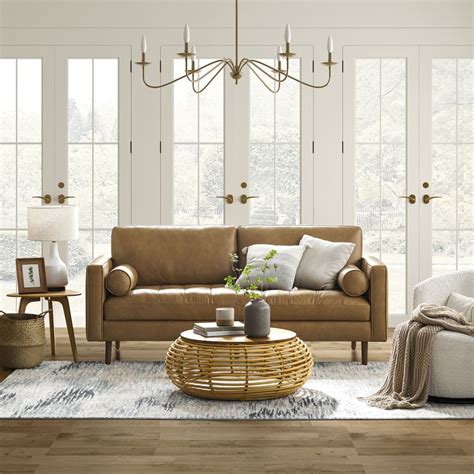 6 Colors That Go with Brown Leather Sofas | Castlery US