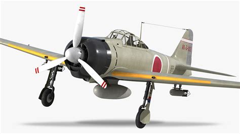 Mitsubishi A6M2 Zero 3D model - TurboSquid 1837043