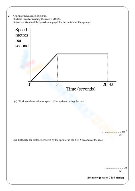 Free Velocity-time Graph Worksheet with Answers PDF