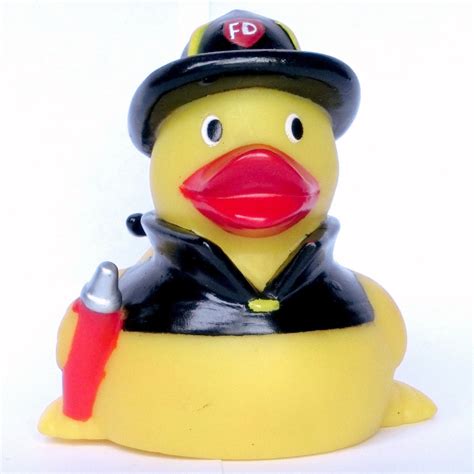 Fireman Rubber Duck - Personalized Rubber Ducks Wholesale in Bulk – DUCKY CITY