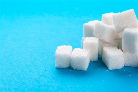 Premium Photo | White sugar cubes