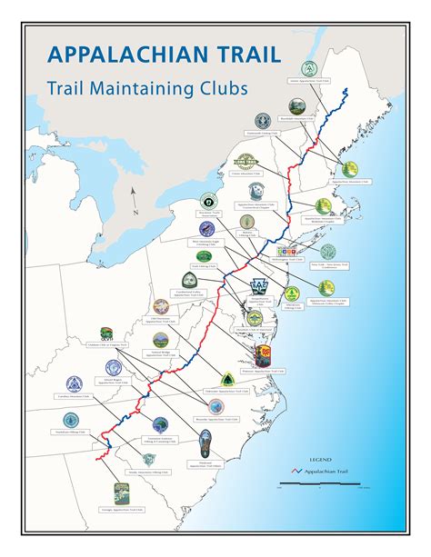 Free Printable Appalachian Trail Maps