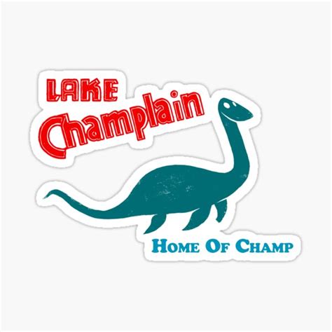 "Lake Champlain " Sticker for Sale by grabthecrown | Redbubble