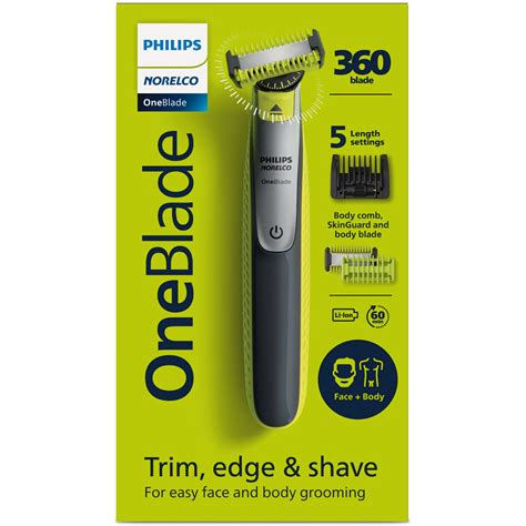 Philips Norelco OneBlade 360 Face & Body Electric Trimmer - Shop Electric shavers & trimmers at ...