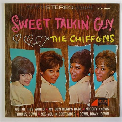 THE CHIFFONS Sweet Talking Guy STEREO VINYL MUSIC LP ALBUM RECORD ...