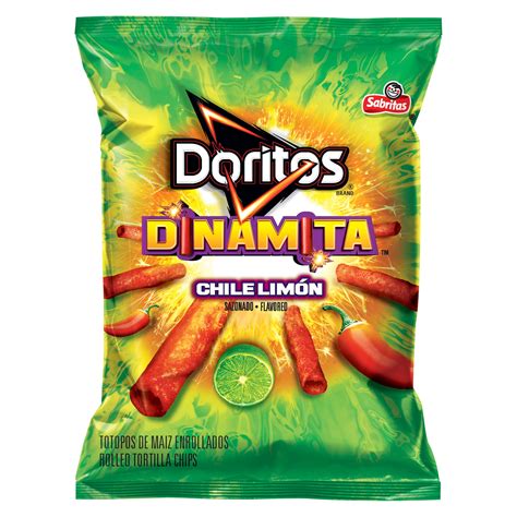 Doritos Dinamita Chile Limn Flavored Rolled Tortilla Chips 3.75 oz. Bag ...