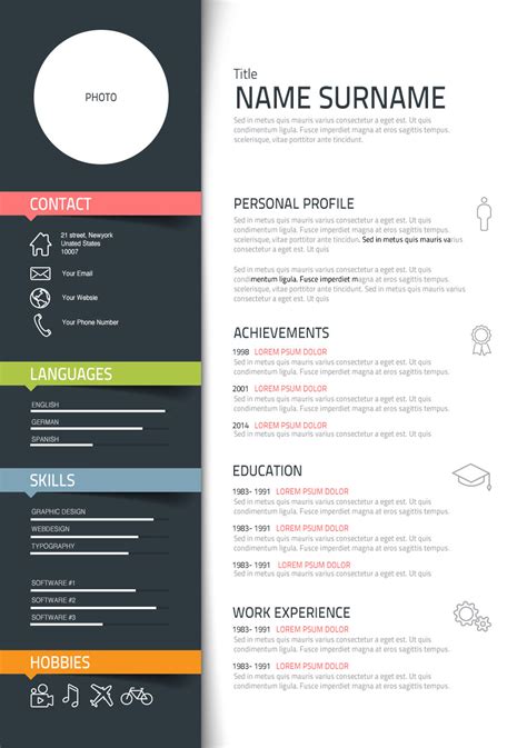 Graphic design resume templates - Asloem