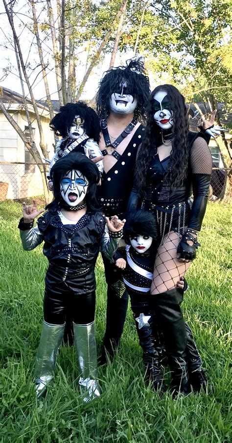 Halloween 2019 KISS Band Family Costumes | Horror halloween costumes, Kiss halloween costumes ...