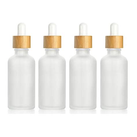 Glass Dropper Bottles,50 Packs Essential Oil Dropper Bottle Clear Glass ...