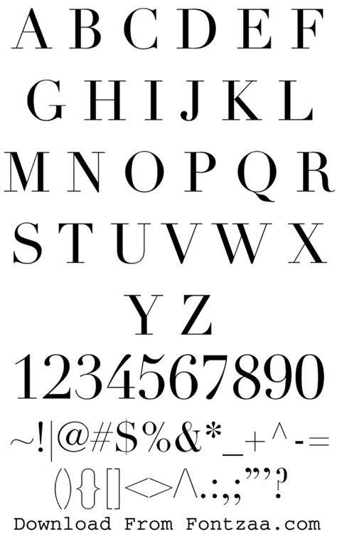 Didot Font - Fontzaa - Exclusive Fonts Library