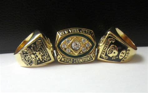 New York Jets Super Bowl Replica Ring 1969 Namath | New york jets ...