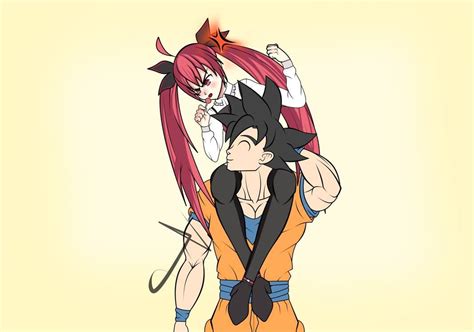 crossover: Goku and Kotori Itsuka by triexxaart on DeviantArt | Goku ...