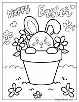 34 Easter Bunny Coloring Pages Free PDF Printables sketch template
