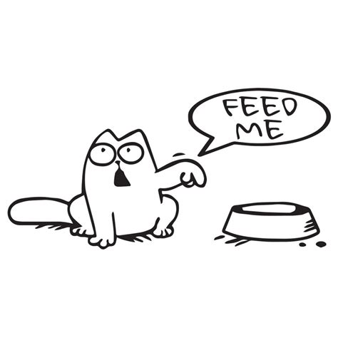 Feed me cat - Vis alle - FolieGejl.dk