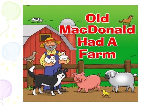 Old MacDonald had a farm song- Preschool activity/Learning English t…