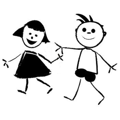 Free Black And White Cartoon Couples, Download Free Black And White Cartoon Couples png images ...