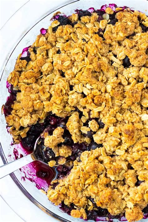 Easy Blueberry Crumble Recipe