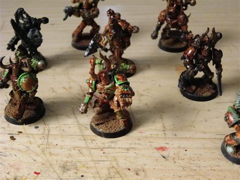 Nurgle, Plague Marines, Work In Progress - Chaos Marine Squad 1 pic2 - Gallery - DakkaDakka