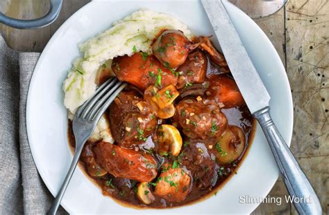 Slimming World: Slow cooked beef Bourguignon recipe