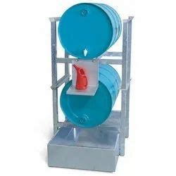 Drum Storage Racks - SS Oil Drum Storage Racks Manufacturer from Sahibabad