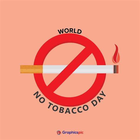 World no tobacco day with a cigarette illustration image - Free Vector - Graphics Pic