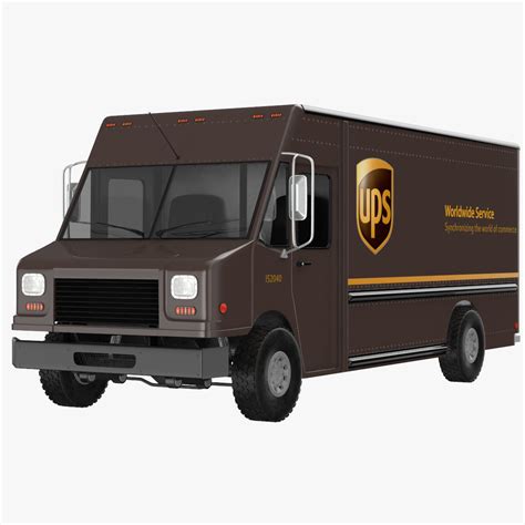 Ups truck 3D - TurboSquid 1315087